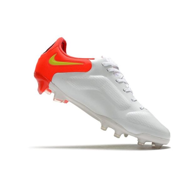 Nike Tiempo Legend 9 Elite Terrain sec Blanc Volt Carmin