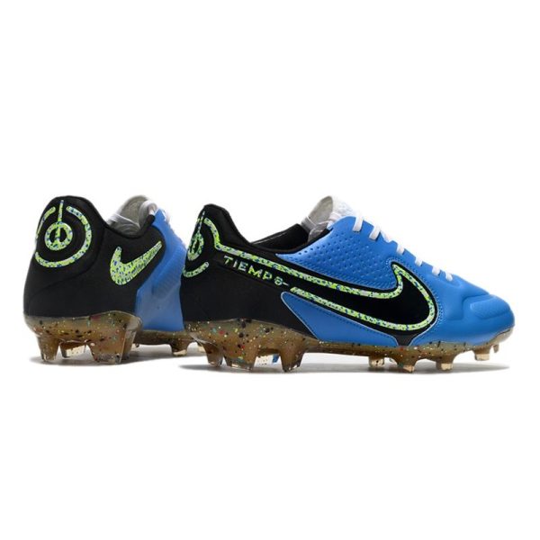 Nike Tiempo Legend 9 Elite Terrain sec Bleu Noir Volt