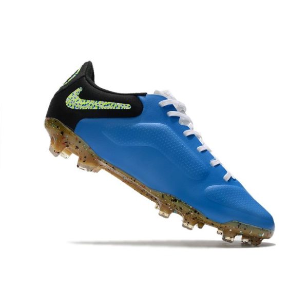 Nike Tiempo Legend 9 Elite Terrain sec Bleu Noir Volt