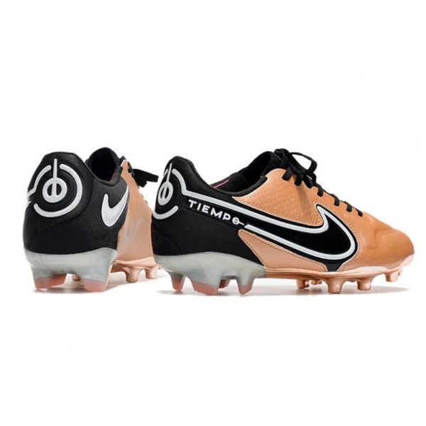 Nike Tiempo Legend 9 Elite Terrain sec Cuivre Métallique Blanc Noir Cassé