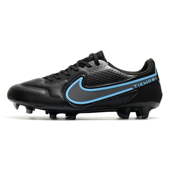 Nike Tiempo Legend 9 Elite Terrain sec Noir Gris Acier