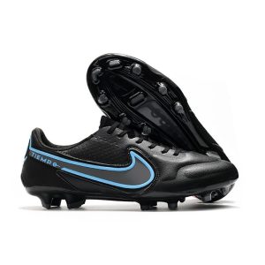 Nike Tiempo Legend 9 Elite Terrain sec Noir Gris Acier