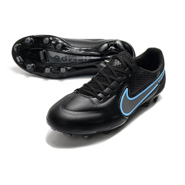 Nike Tiempo Legend 9 Elite Terrain sec Noir Gris Acier