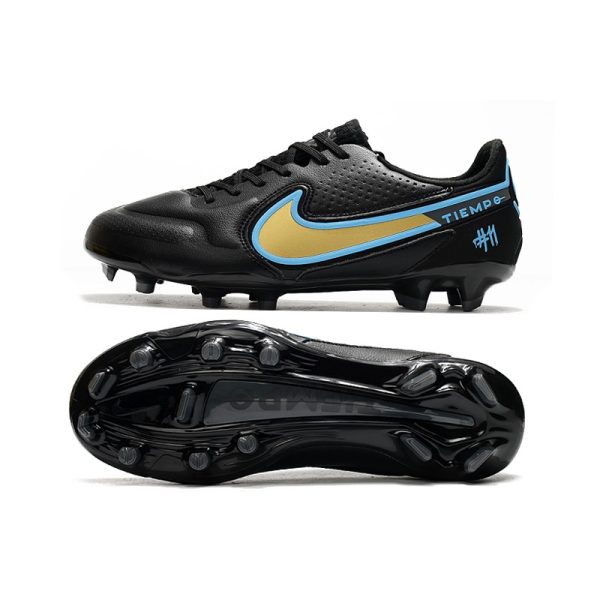 Nike Tiempo Legend 9 Elite Terrain sec Noir Jaune