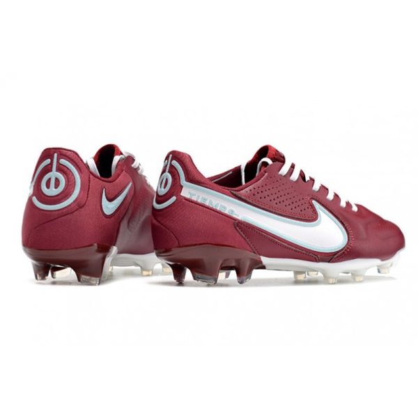 Nike Tiempo Legend 9 Elite Terrain sec Rouge Equipe Blanc Hibiscus Mystique