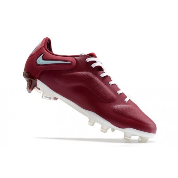 Nike Tiempo Legend 9 Elite Terrain sec Rouge Equipe Blanc Hibiscus Mystique