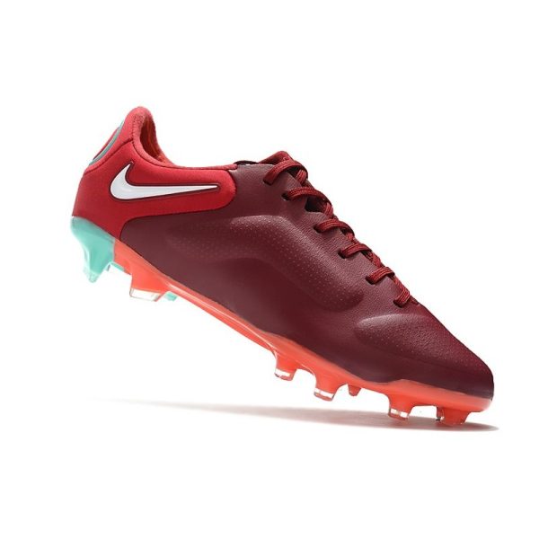 Nike Tiempo Legend 9 Elite Terrain sec Rouge Equipe Blanc Hibiscus Mystique