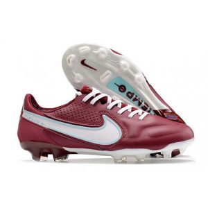 Nike Tiempo Legend 9 Elite Terrain sec Rouge Equipe Blanc Hibiscus Mystique