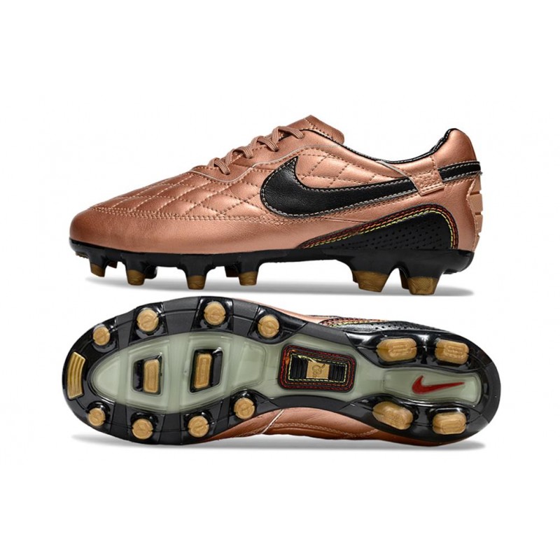 Nike Tiempo Legend X Elite FG Neuf Or Noir