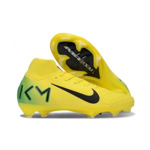 Chaussure de Football Nike Zoom Mercurial Superfly 10 Elite FG Jaune Noir Vert