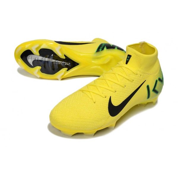 Nike Zoom Mercurial Superfly 10 Elite FG Jaune Noir Vert