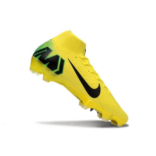 Nike Zoom Mercurial Superfly 10 Elite FG Jaune Noir Vert