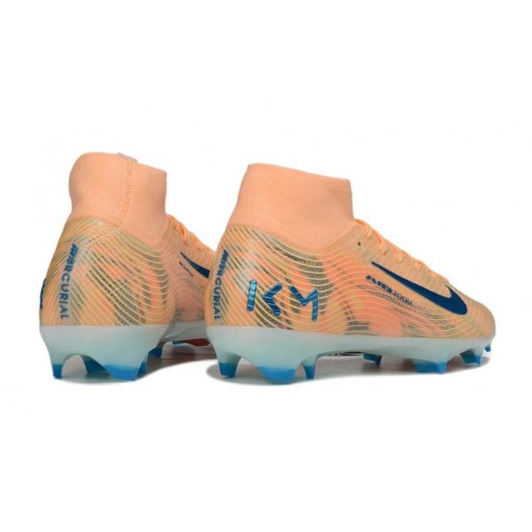 Nike Zoom Mercurial Superfly 10 Elite FG KM Orange Bleu
