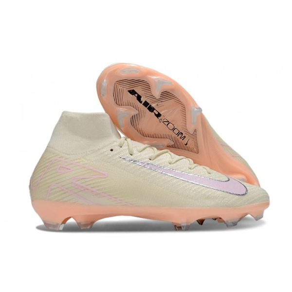 Chaussure de Football Nike Zoom Mercurial Superfly 10 Elite FG Limonade Rose