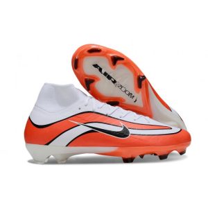 Chaussure Nike Zoom Mercurial Superfly 10 Elite FG Rouge Blanc Noir