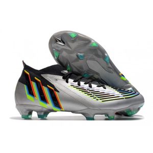 Nouvelles adidas Predator Edge.1 FG Argent Métallique Noir Jaune Solaire