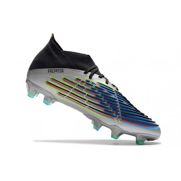 Nouvelles adidas Predator Edge.1 FG Argent Métallique Noir Jaune Solaire