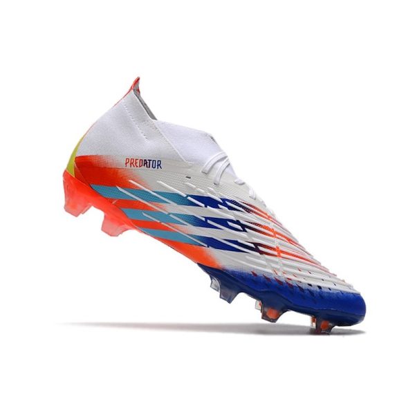 Nouvelles adidas Predator Edge.1 FG Blanc Jaune Solaire Bleu Power