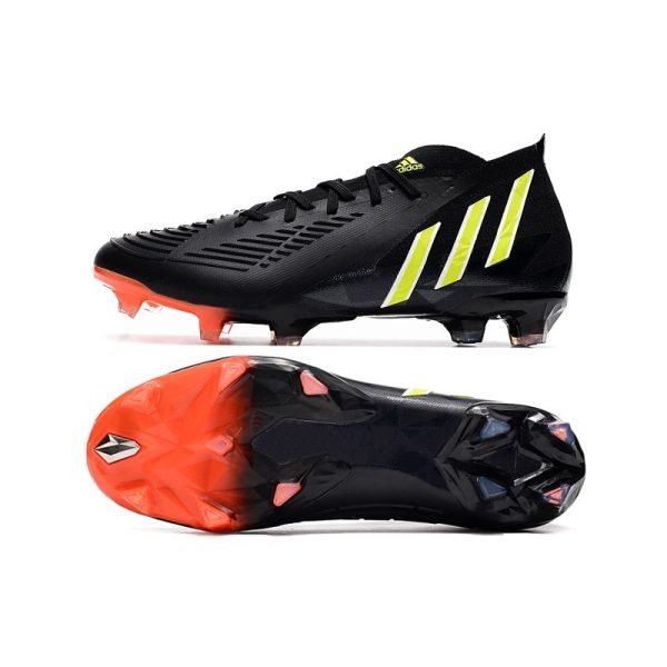 Nouvelles adidas Predator Edge.1 FG Noir Jaune