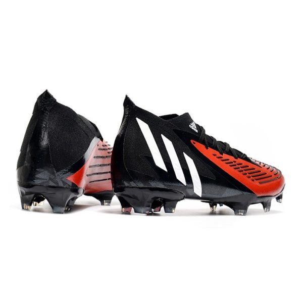 Nouvelles adidas Predator Edge.1 FG Noir Rouge Blanc