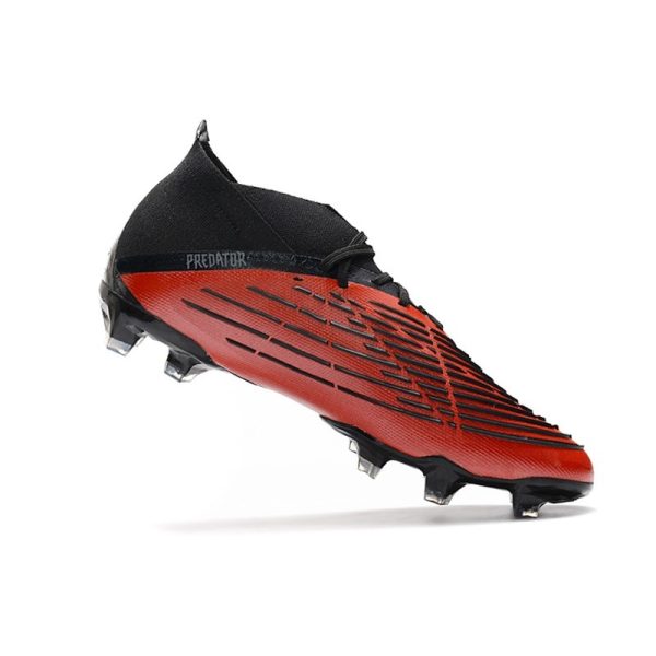 Nouvelles adidas Predator Edge.1 FG Noir Rouge Blanc