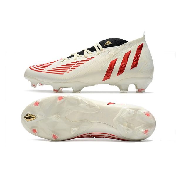 Nouvelles adidas Predator Edge.1 FG Showdown - Blanc Rouge Doré