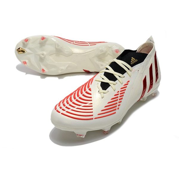 Nouvelles adidas Predator Edge.1 FG Showdown - Blanc Rouge Doré
