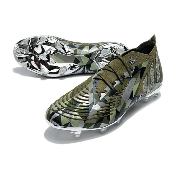 Nouvelles adidas Predator Edge.1 FG Swarovski - Vert Argenté Vert ÉDITION LIMITÉE