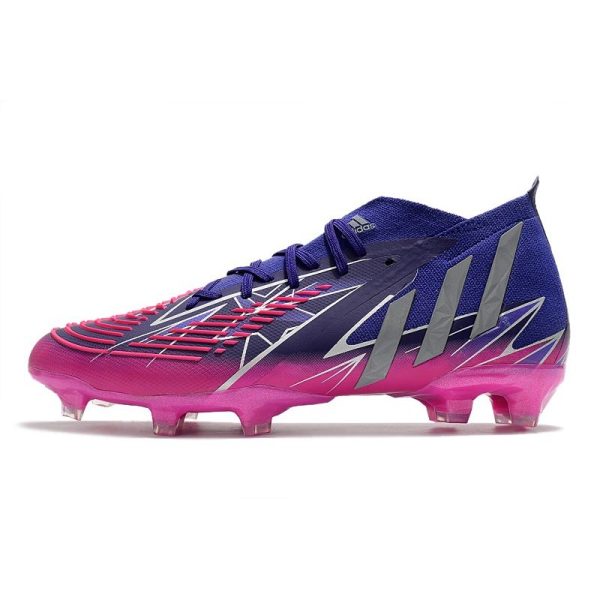 Nouvelles adidas Predator Edge.1 FG Violet Equipe Argent Métallique Rose Choc Equipe
