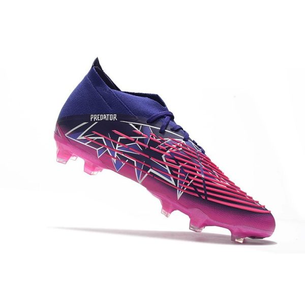 Nouvelles adidas Predator Edge.1 FG Violet Equipe Argent Métallique Rose Choc Equipe