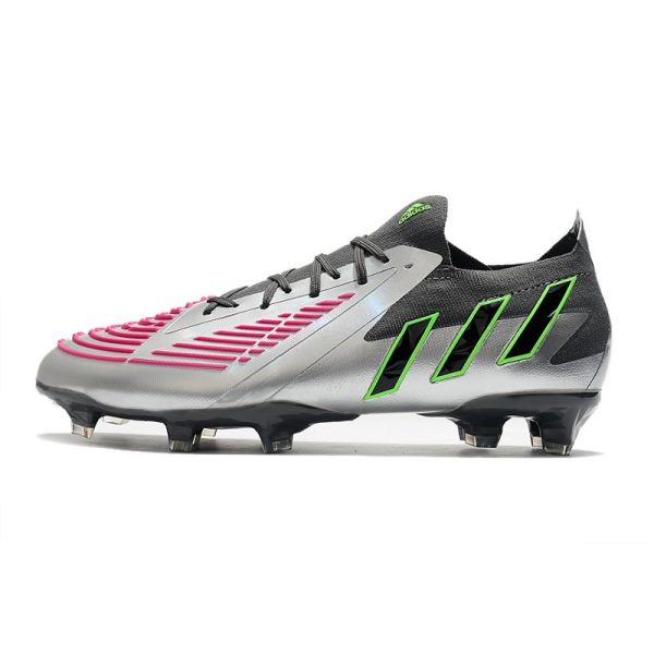 adidas Predator Edge.1 FG Crampons Argent Noir Rose