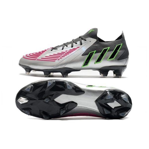 adidas Predator Edge.1 FG Crampons Argent Noir Rose