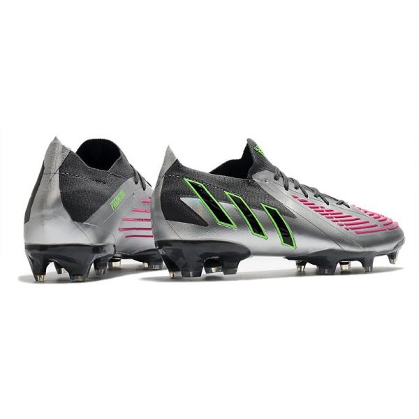 adidas Predator Edge.1 FG Crampons Argent Noir Rose