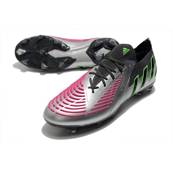 adidas Predator Edge.1 FG Crampons Argent Noir Rose