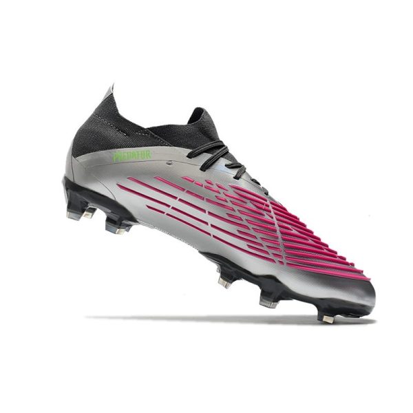 adidas Predator Edge.1 FG Crampons Argent Noir Rose