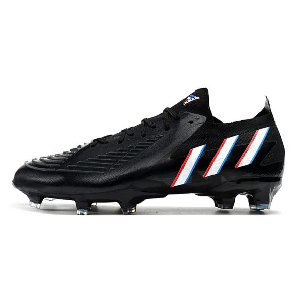 adidas Predator Edge.1 FG Crampons Noir Blanc Rouge Vif