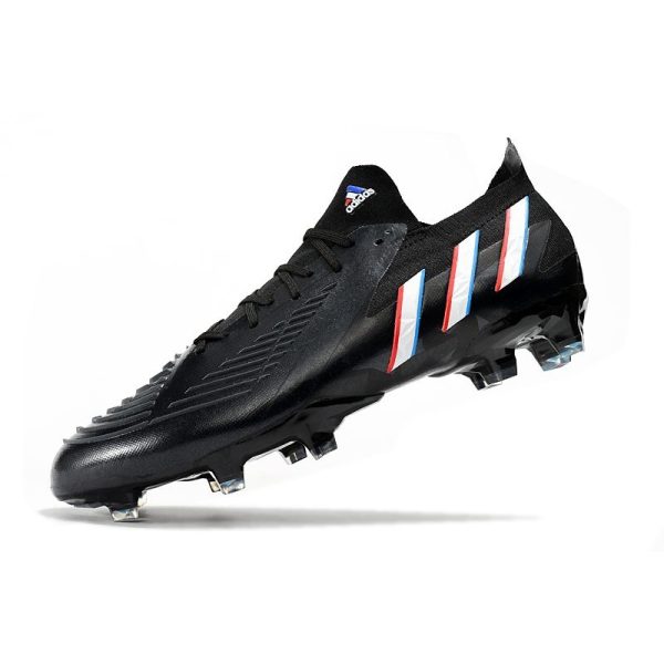 adidas Predator Edge.1 FG Crampons Noir Blanc Rouge Vif
