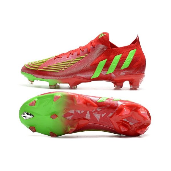 adidas Predator Edge.1 FG Crampons Rouge Vert
