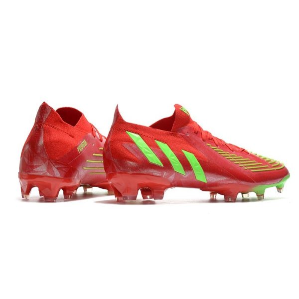 adidas Predator Edge.1 FG Crampons Rouge Vert
