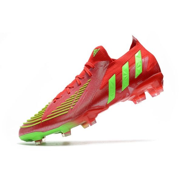 adidas Predator Edge.1 FG Crampons Rouge Vert