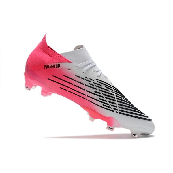 adidas Predator Edge.1 L FG Crampons LZ+ Solar Rose Noir Blanc
