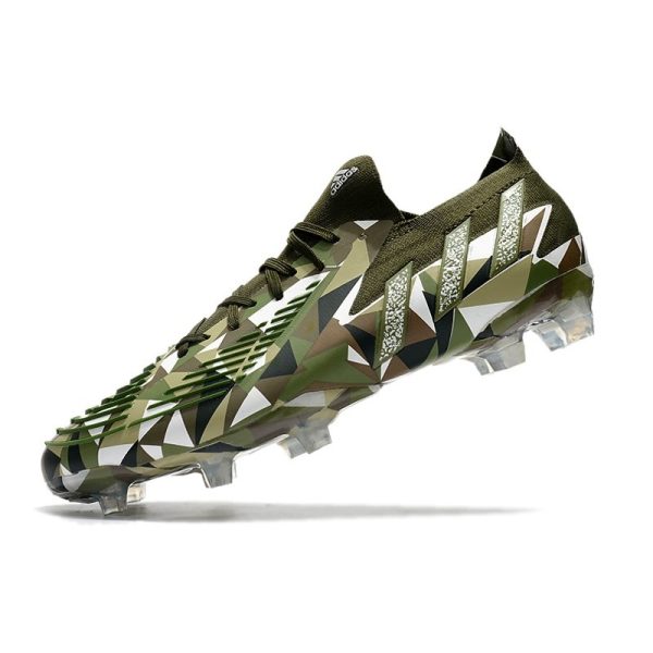 adidas Predator Edge.1 L FG Crampons Swarovski - Vert Argenté Vert ÉDITION LIMITÉE