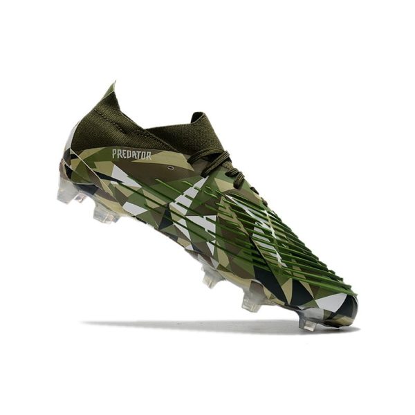 adidas Predator Edge.1 L FG Crampons Swarovski - Vert Argenté Vert ÉDITION LIMITÉE