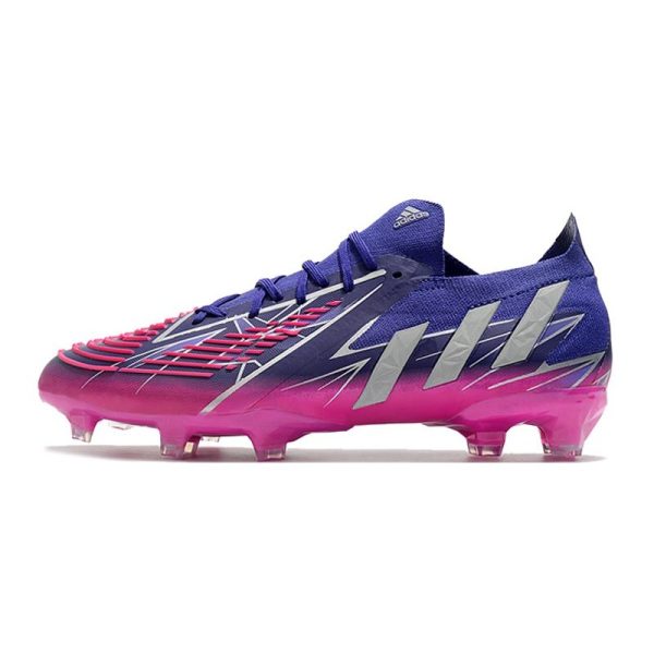 adidas Predator Edge.1 L FG Violet Equipe Argent Métallique Rose Choc Equipe
