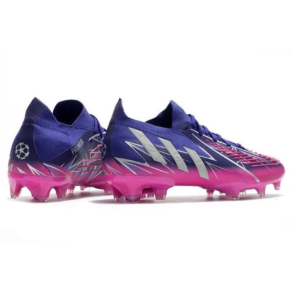 adidas Predator Edge.1 L FG Violet Equipe Argent Métallique Rose Choc Equipe