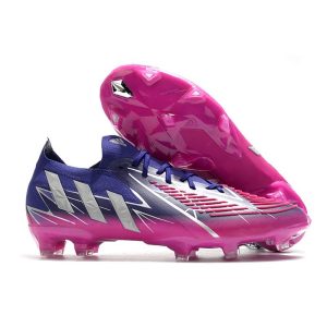 adidas Predator Edge.1 L FG Violet Equipe Argent Métallique Rose Choc Equipe
