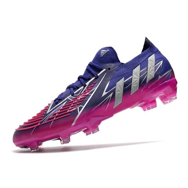 adidas Predator Edge.1 L FG Violet Equipe Argent Métallique Rose Choc Equipe