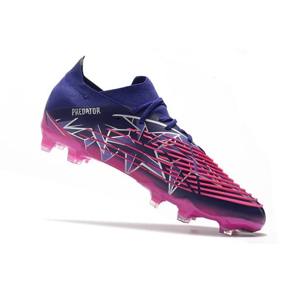 adidas Predator Edge.1 L FG Violet Equipe Argent Métallique Rose Choc Equipe