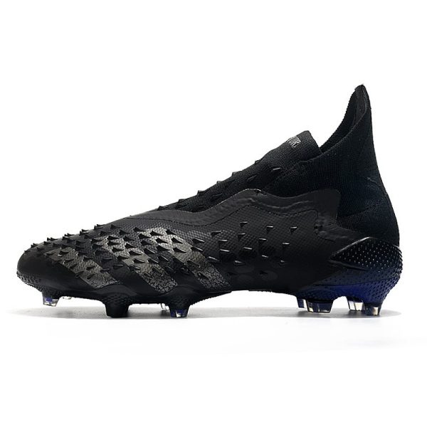 adidas Predator Freak + FG Crampons de Football Noir Acier Métallique Encre Sonic