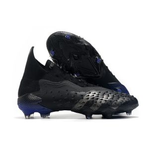 adidas Predator Freak + FG Crampons de Football Noir Acier Métallique Encre Sonic